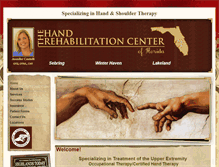 Tablet Screenshot of handrehabcenter.com
